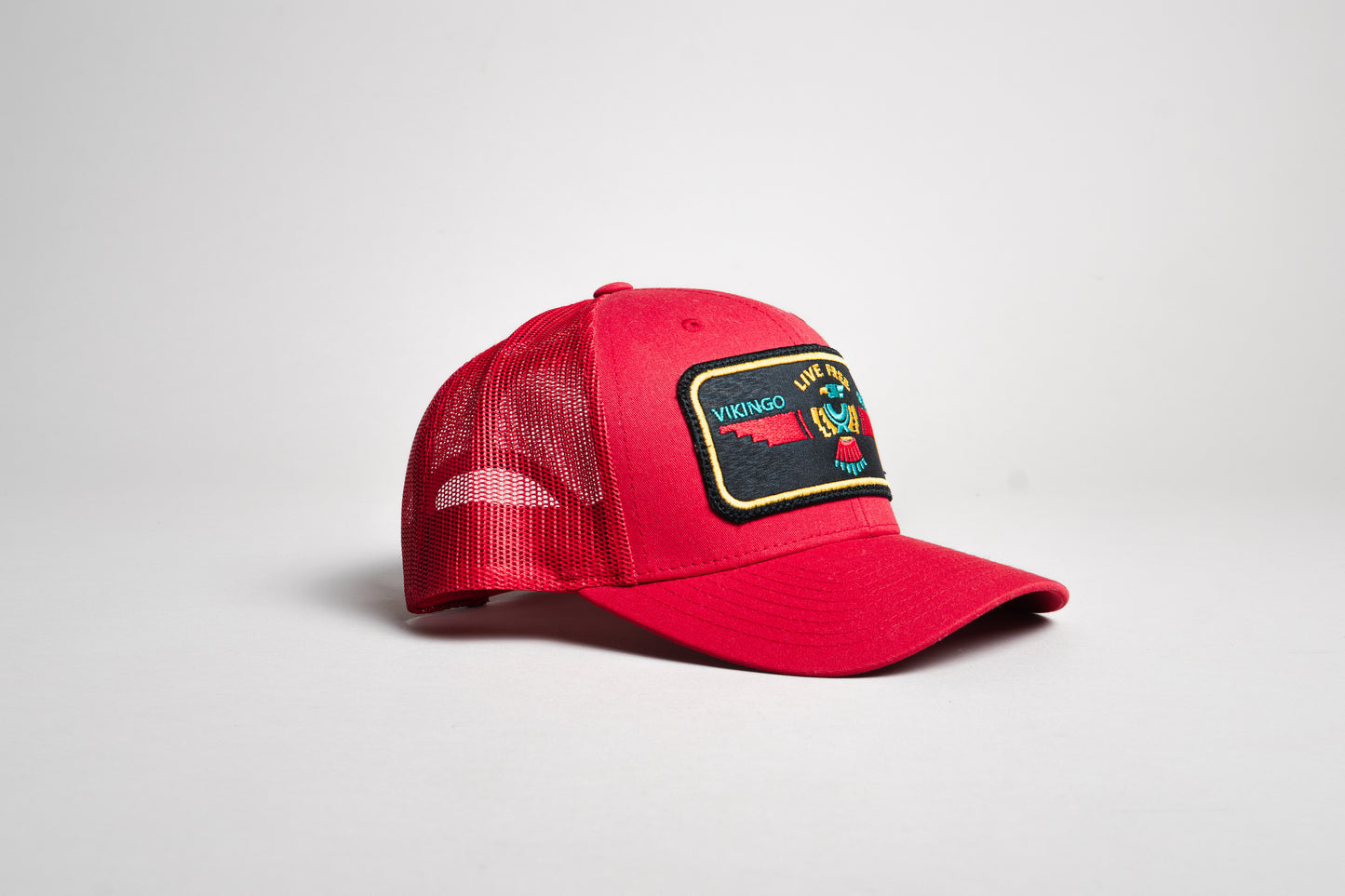 Gorra Live Free (Roja) - Curva
