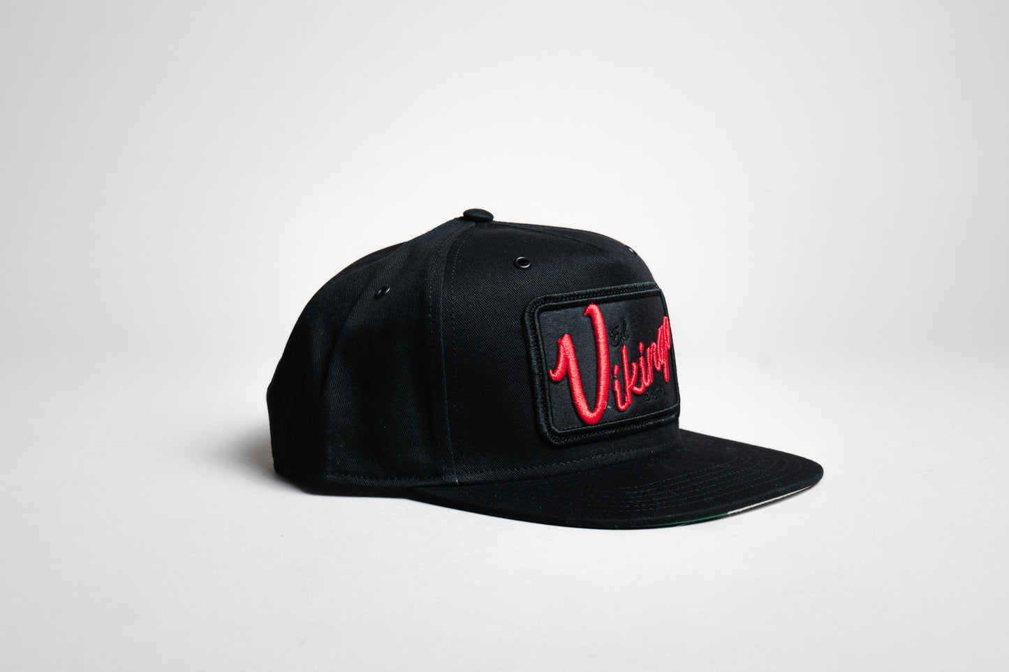 Gorra EVB (Negra) - Bandera México - Plana - 5 Paneles