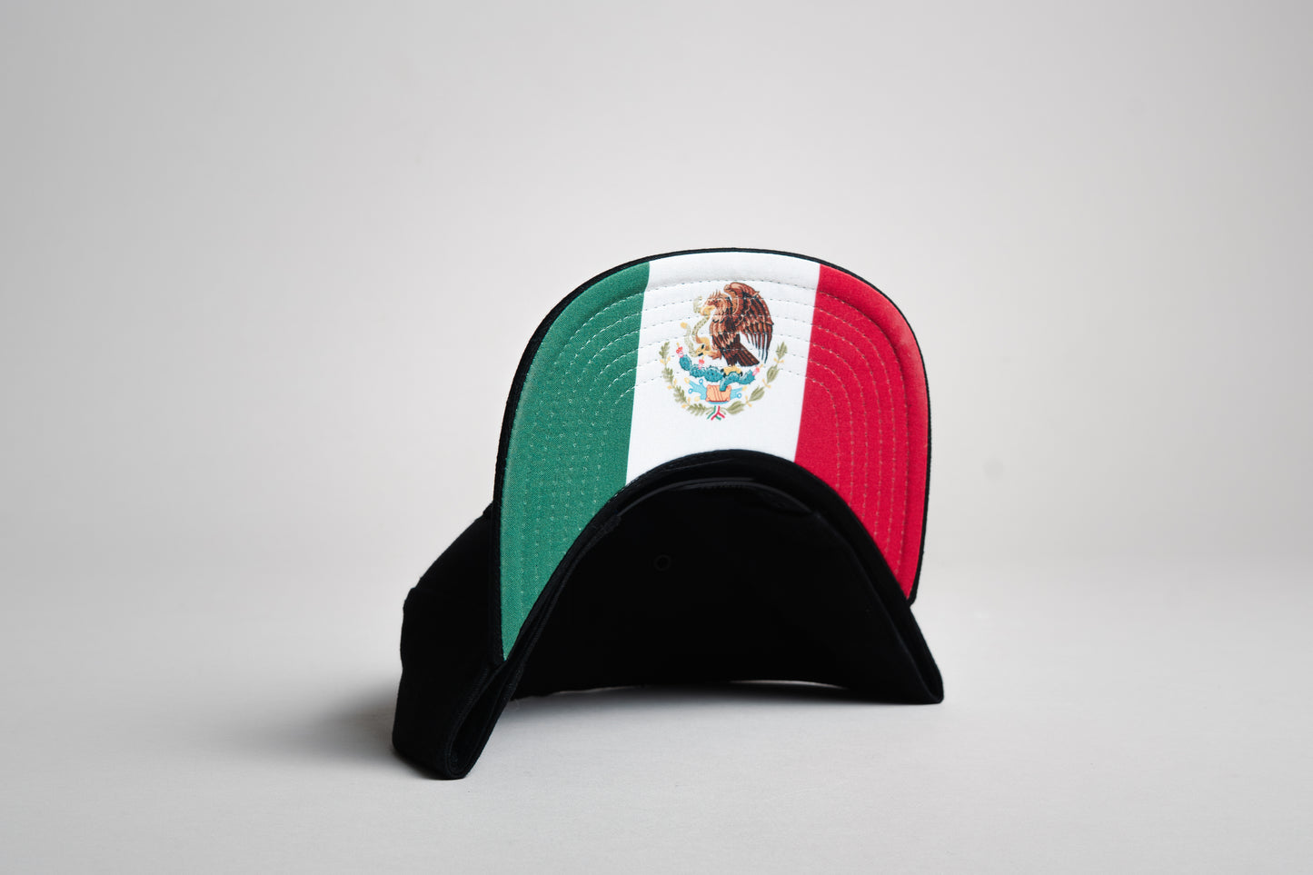 Gorra EVB (Negra) - Bandera México - Plana - 5 Paneles