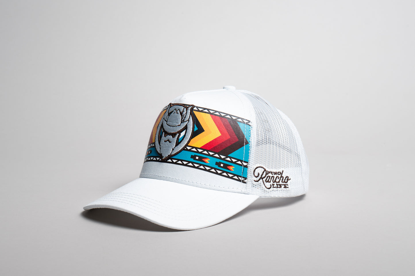 Gorra el vikingo tribal blanca