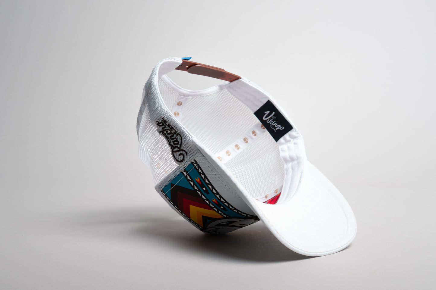 Gorra el vikingo tribal blanca