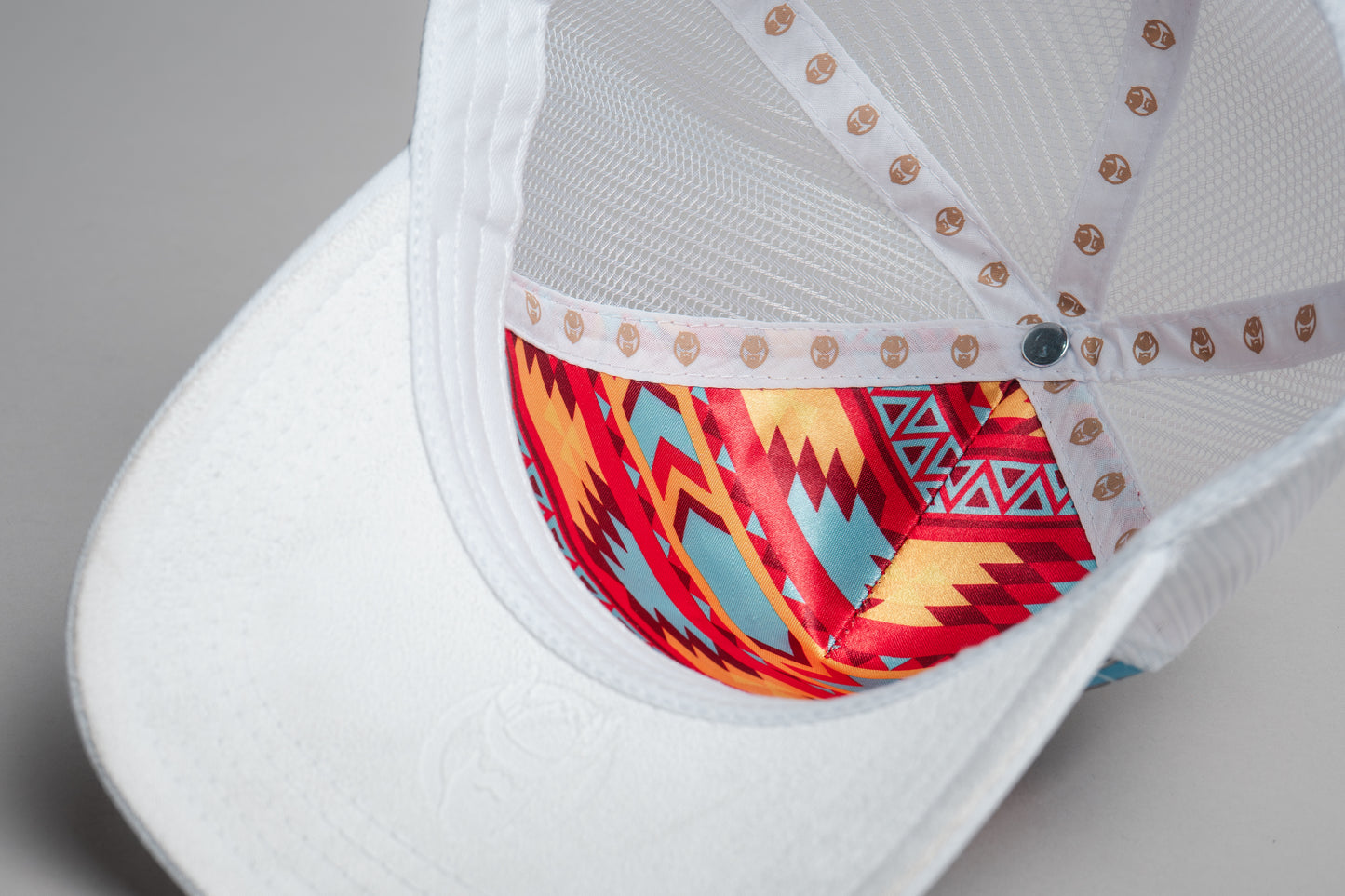 Gorra el vikingo tribal blanca