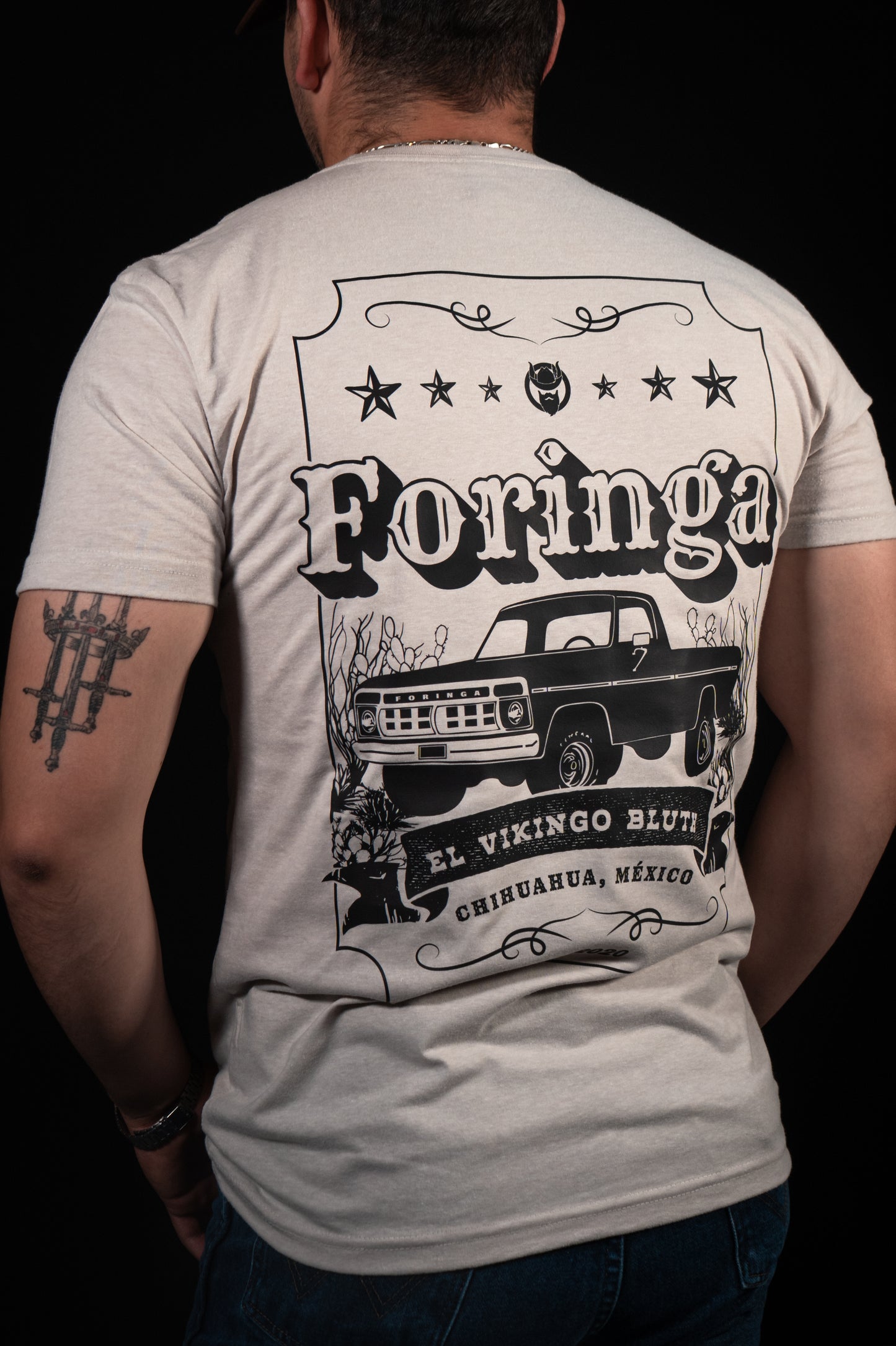 Camiseta Foringa B/N