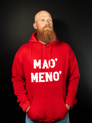 Sudadera Mao' Meno' (Roja)