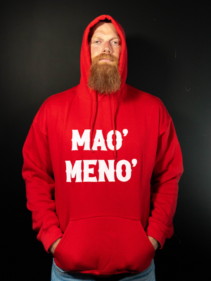 Sudadera Mao' Meno' (Roja)