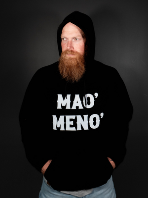 Sudadera Mao' Meno' (Negra)