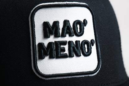 *Gorra Mao' Meno' Cuadro (Negra)