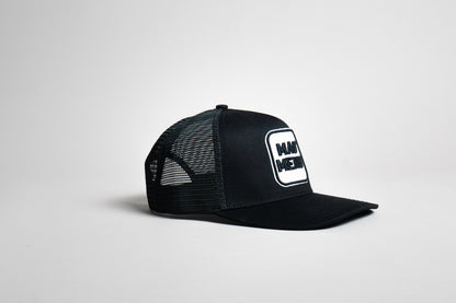 *Gorra Mao' Meno' Cuadro (Negra)