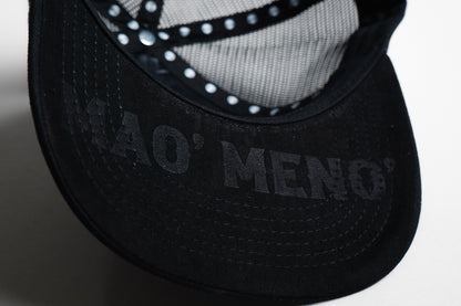 *Gorra Mao' Meno' Cuadro (Negra)