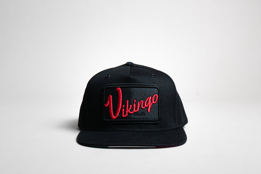 Gorra EVB (Negra) - Bandera México - Plana - 5 Paneles