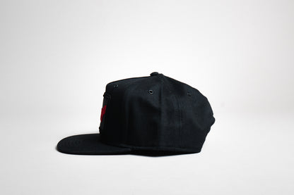 Gorra EVB (Negra) - Bandera México - Plana - 5 Paneles