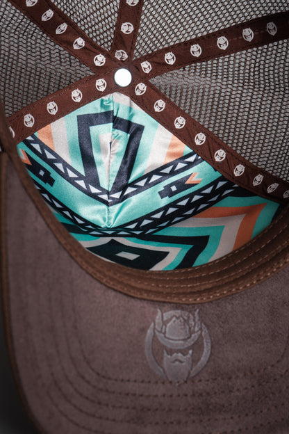 Gorra el vikingo tribal turquesa