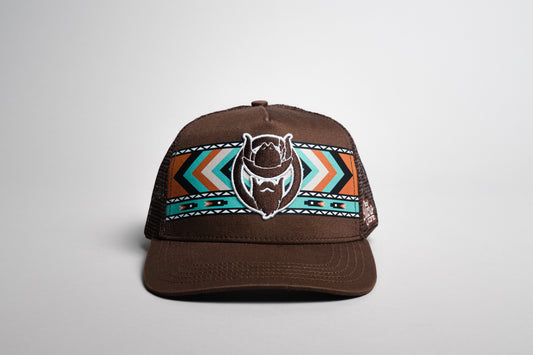Gorra el vikingo tribal turquesa