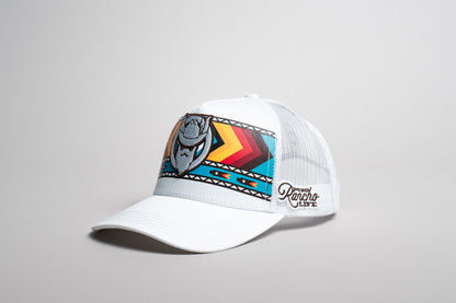 Gorra el vikingo tribal blanca