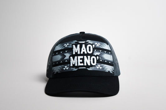 Gorra mao meno  tribal negra