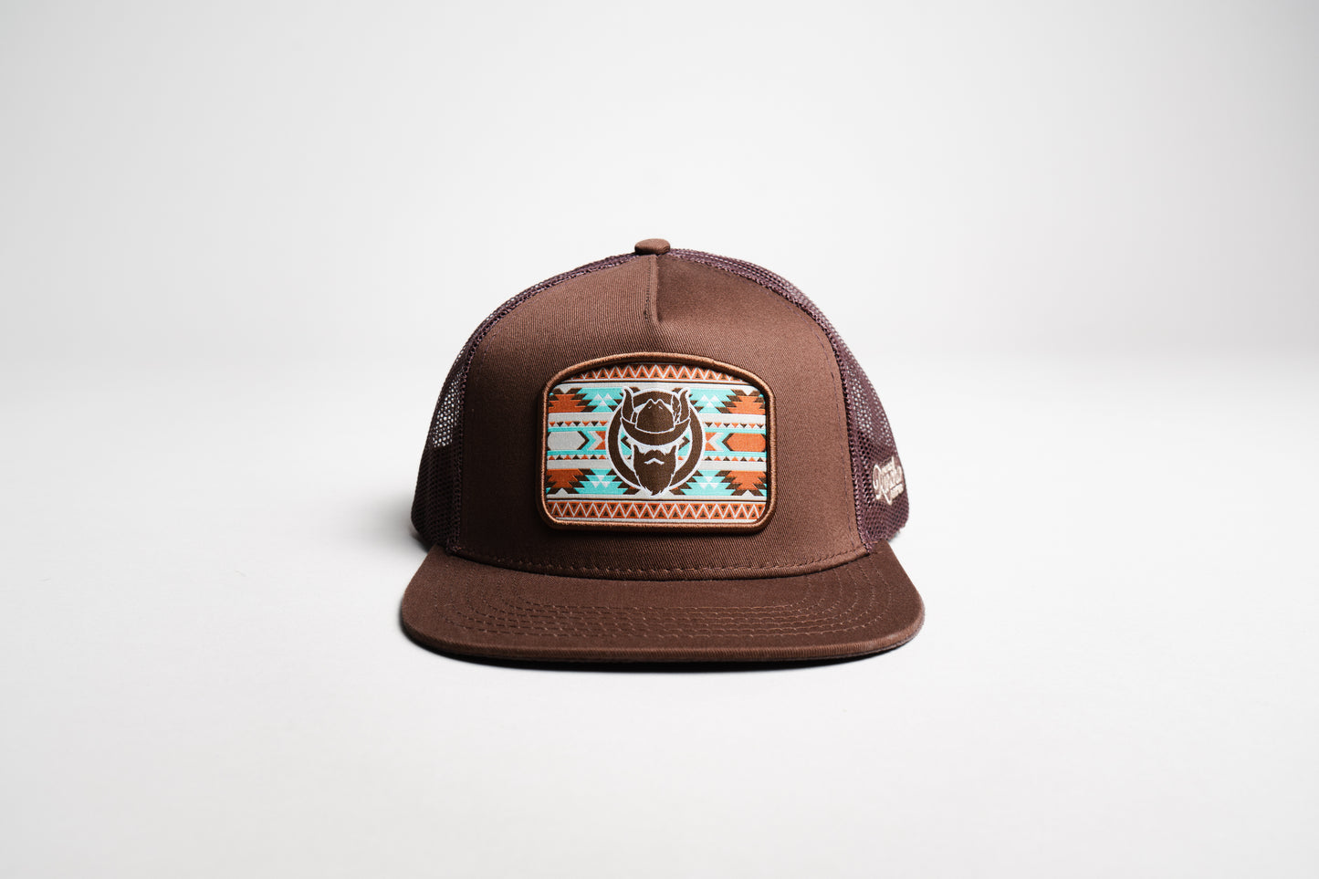 Gorra El Vikingo parche tribal turquesa
