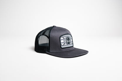 Gorra El Vikingo parche tribal carbon