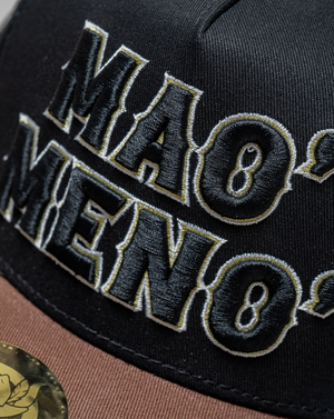 Gorra Mao' Meno Outline Negra