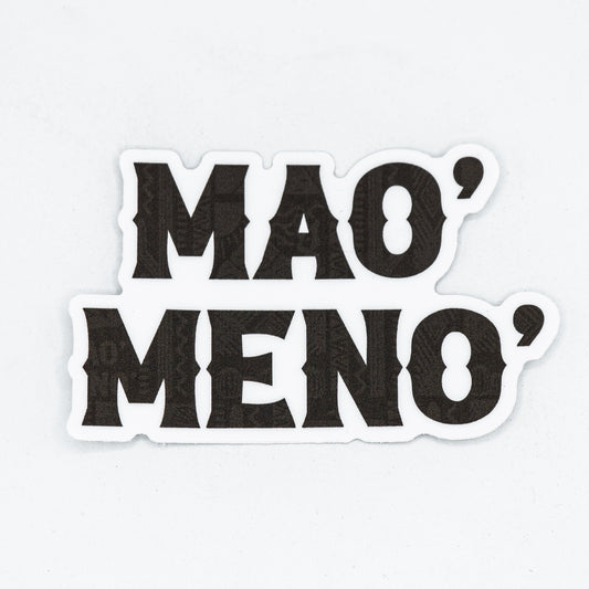 Sticker Mao' Meno' con Patrón